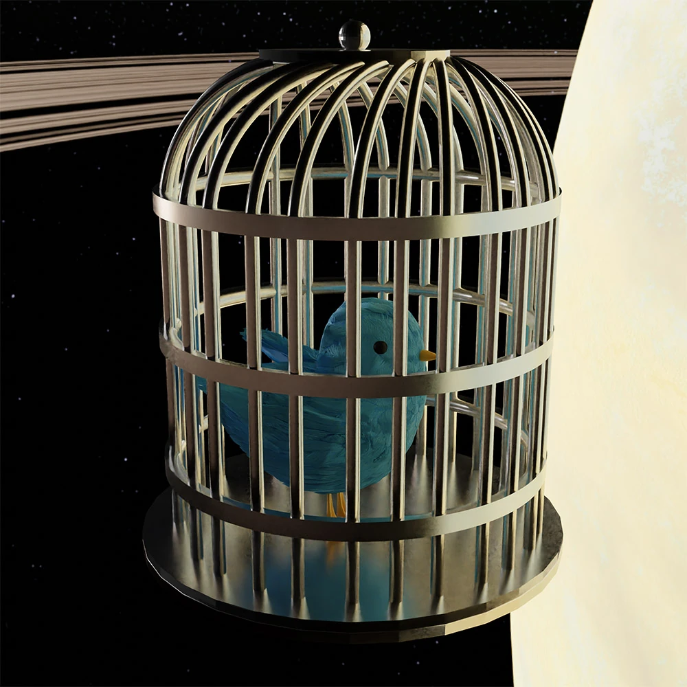 Elon Musk Twitter Freedom of Speech red — Riad Zoabi design portfolio